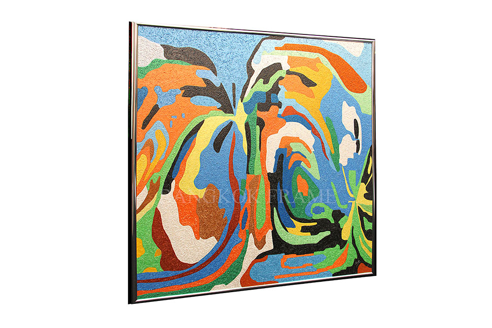 กรอบรูปอลูมิเนียมสีเงิน